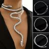 Silver Color Bendable Snake Necklace Twistable Bracelet New Flexible Choker