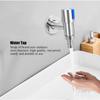  Stainless steel water faucet, G1/2 inch extended wall mounted tap with brushed  , for washing NaMachine and mop pool use 
