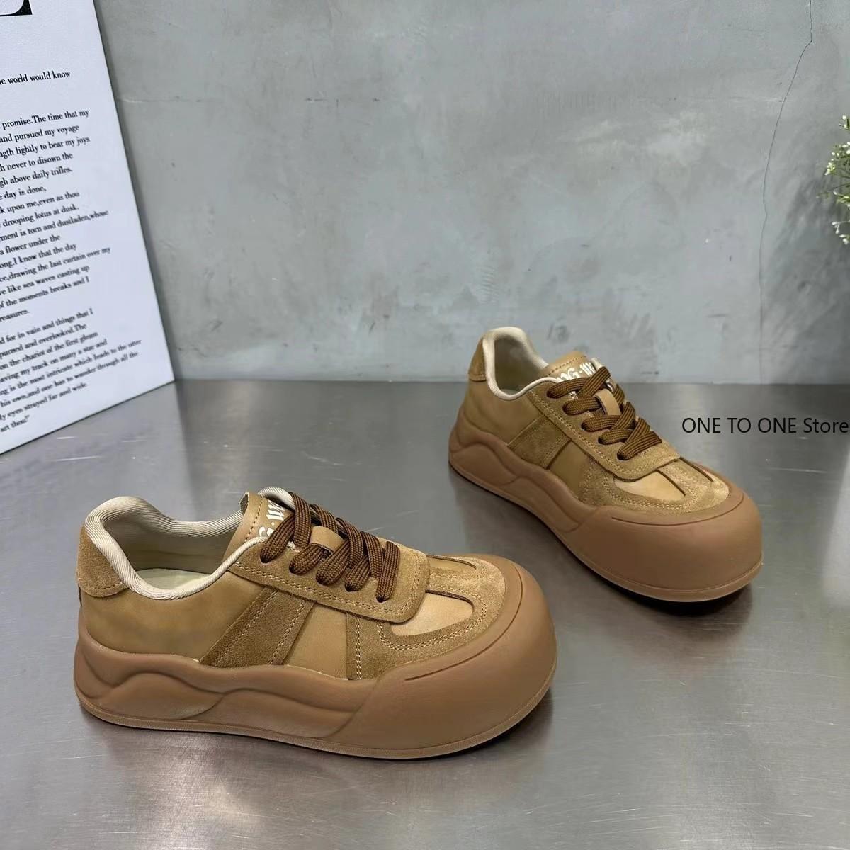 Кроссовки на платформе с плоскими каблуками Брендовая женская обувь 2024 года — фото 3