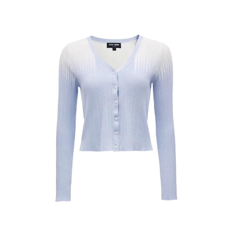 VEROMODA Women's V-Neck Gradient Slim-Fit Knit Sweater