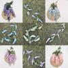 Purple Wisteria Artificial Hanging Flowers For Wedding Decor With Multicolor Options