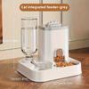 Automatic Cat & Dog Water Dispenser with Integrated Food Basin - Easy Cleaning & Hydration - Durable Pet Hydration Solution, Automatic Pet Feeder