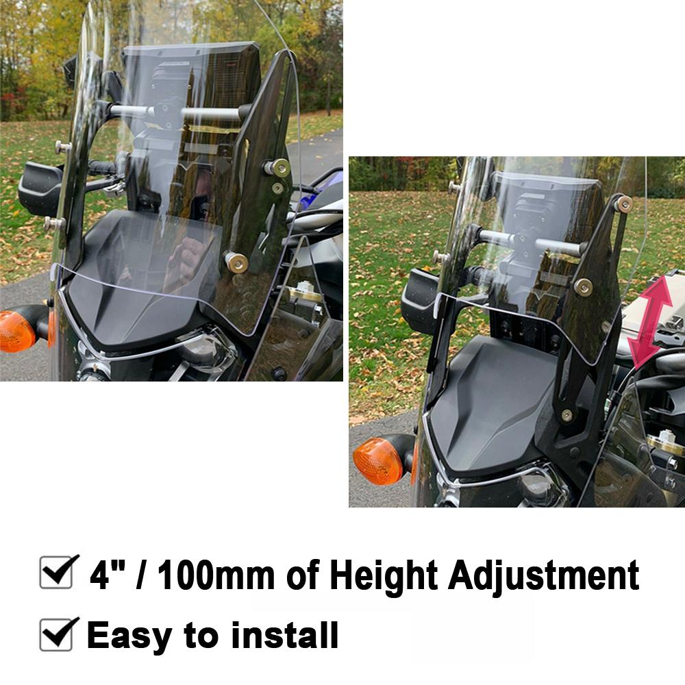 Pentru Yamaha TENERE 700 T700 T 700 Tenere700 T7 2019 2020 2021 Motocicletă Suporturi Ajustoare Parbriz Kituri Suport Parbriz 2021