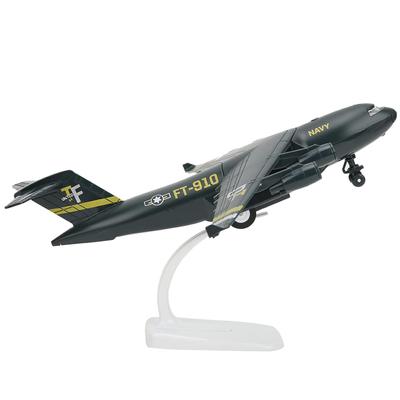 Diecast Alloy Flugzeug C-17 Transportflugzeug Modell Spielzeug Pull Back mit Display Licht Musik Simulation Militärmodell Geschenk