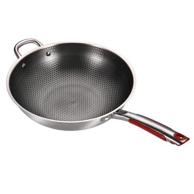 Balde 316 Edelstahl Waben Antihaft Wok