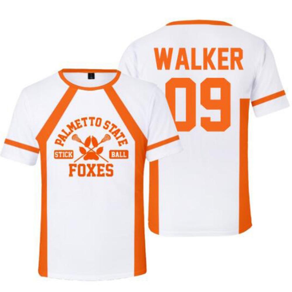 The Foxhole Court Palmetto State Foxes 3D T Shirt Unisex Summer Short Sleeve Funny Tshirt Graphic Tee Streetwear Lacrosse Jersey