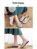 New Style Non-Slip Linen Fisherman Shoes - Comfortable, Soft-Soled Beijing Cloth Shoes for Middle-Aged Women