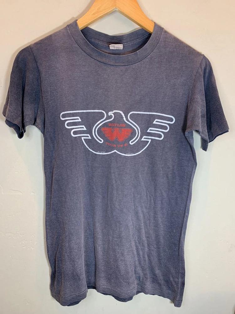 1981 Waylon Jennings Tour Dark Heather 90s Retro T shirt vtg S5XL Unisex T-Shirt XL