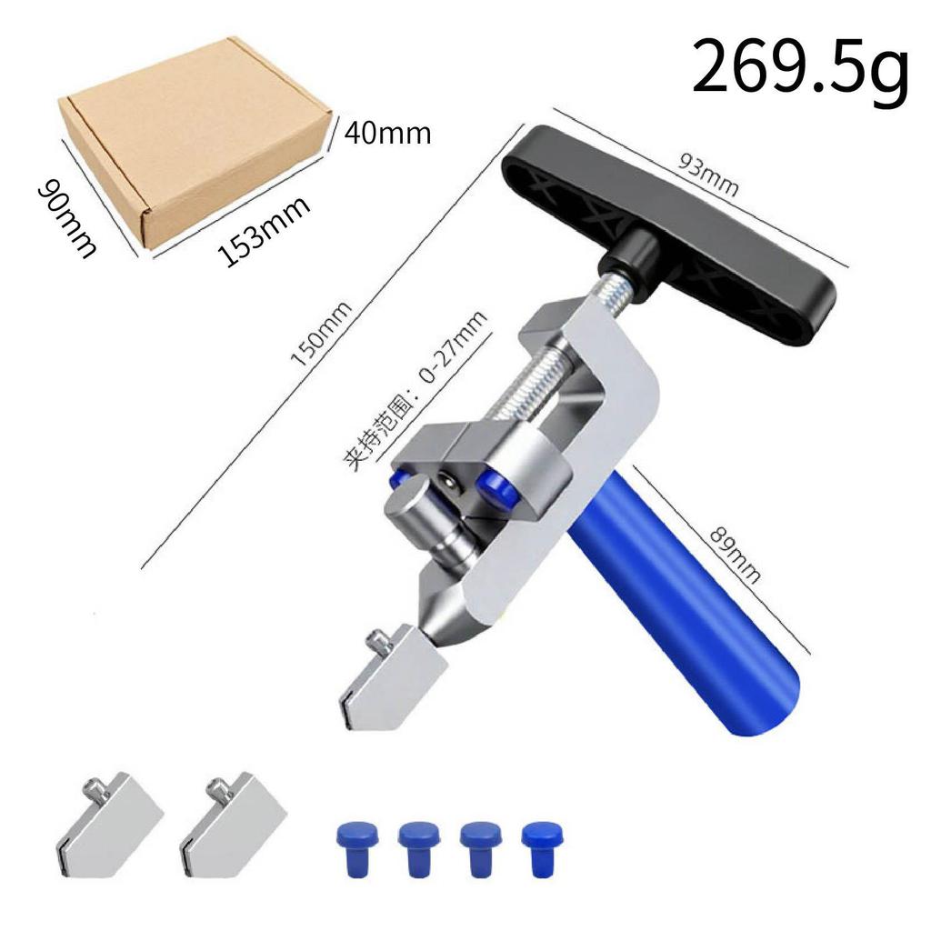 Handheld Glass & Tile Cutter: Two-in-One Tool with Diamond Blade
