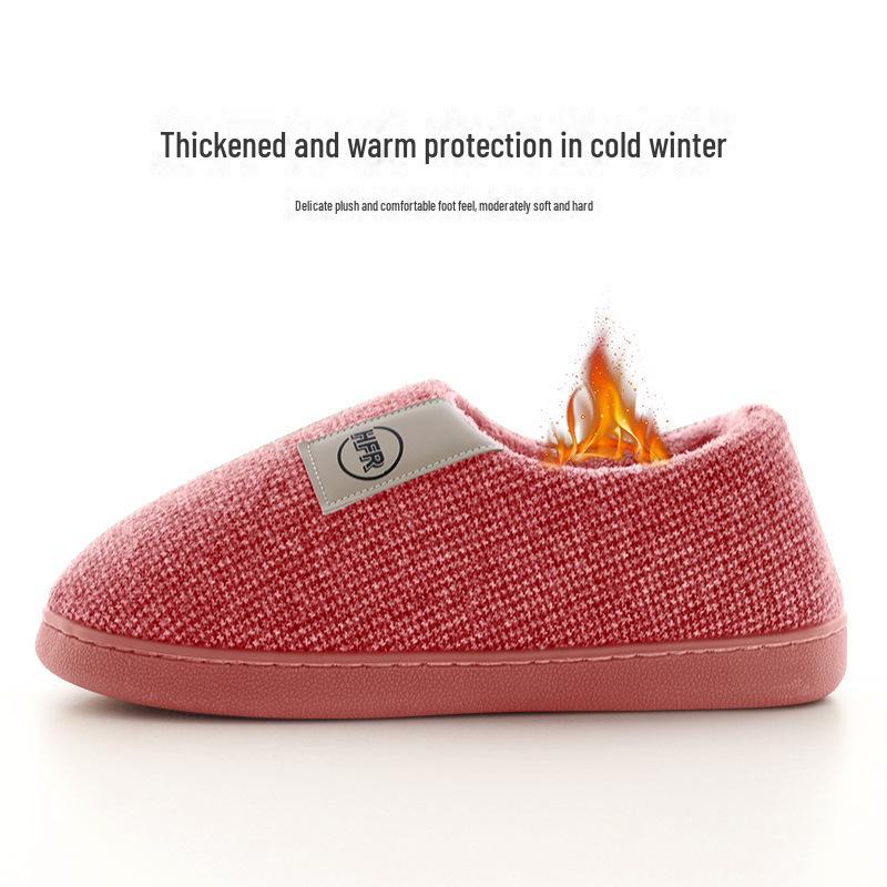 Winter 2024 Home Anti-Slip Warm Cotton Slippers for Men & Women
