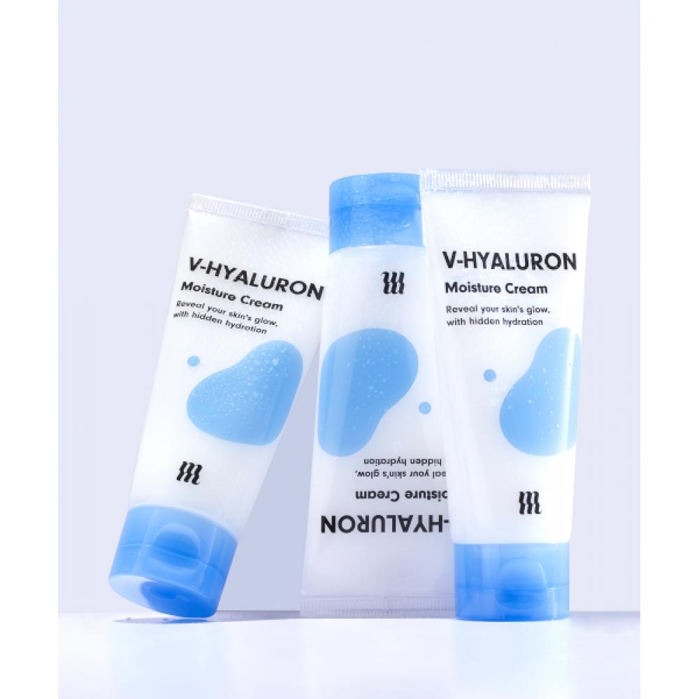 Merzy [3 Piece Set+gift] V Hyaluronic Acid Toner+Ampoule+cream+ Ampoule Pouch 3ml 5 Sheets