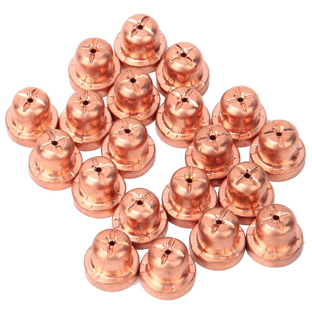 40pcs Cutter Consumables Electrode Nozzle Tip for PT31 LGK40 Torch