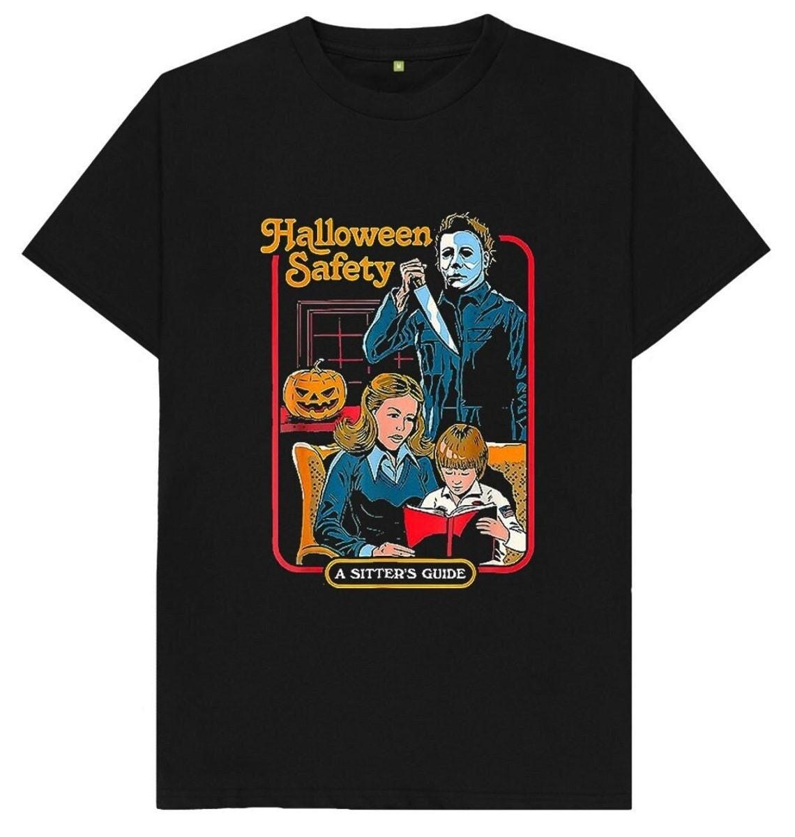 Halloween Safety A Sitters Guide Horror T Shirt Unisex tee S