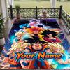 Custom Text Dragon Ball Pattern Floor Rug Soft Indoor Carpet Mat Living Room Bedroom
