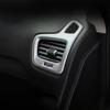 For Jeep Compass 2017 2018   Carbon Fibre Car Front Left and Right Air Vent Outlet Panel Frame Cover Trim Car Styling