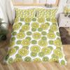 Lemon Duvet Cover Set Fresh Fruits Pattern Polyester Comforter Cover King Queen Twin Full Size For Kids Teens Adults Bedding Set