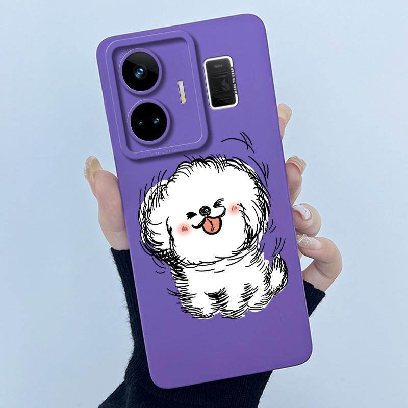 For Realme GT Neo 5 Case Funny Cartoon Cat Bumper Slim Soft TPU Shockproof Phone Case On For Realme GT Neo 5 Neo5 240W 5G Cover