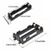 2Pcs 18650 Battery Holder Case with Gold Plateds Coppers Terminals for Enhanceds Conductivity and Durability