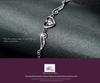 925 Silver Crystal Beaded Bracelet with Angel Wing & Heart Charm, Korean Style Double Layer for Women - Perfect Christmas Gift or Couple's Jewelry