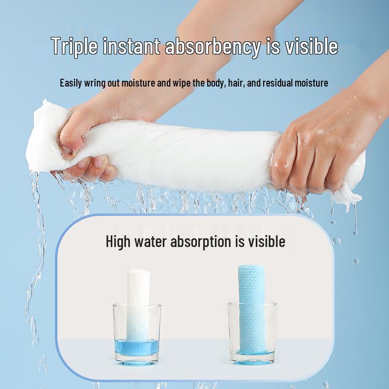 Individually Packaged Thickened Travel-Size Compressed Bath Towels
