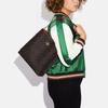 COACH Mollie Coated Canvas With Smooth Leather Bucket Bag, Portable Crossbody Bag, Shoulder Bag 28 Women's Brown CA561-IMRVQ
