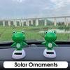 Zonne-energie Auto Interieur Ornamenten Kikkerpop Dashboard Decoratie Schudhoofd Grote Ogen Kikker Auto Interieur Ornamenten Accessoires
