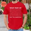 Summer T Shirt for Men T-shirt Unisex Streetwear Mathematics Math University Teacher Ironic Joke Graphic Fashion Men's Clothing
