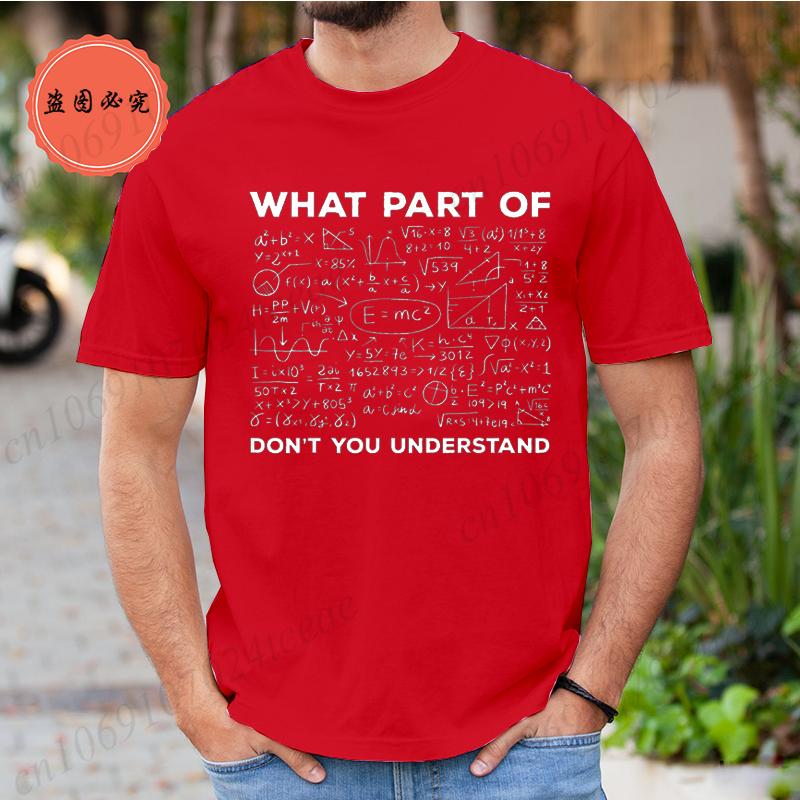 Summer T Shirt for Men T-shirt Unisex Streetwear Mathematics Math University Teacher Ironic Joke Graphic Fashion Men's Clothing