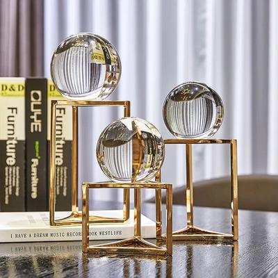 Nordic Luxury Crystal Ball Decoration Modern Minimalist Living Room Wine Cabinet Desk Decoration Home Decoration Accessories