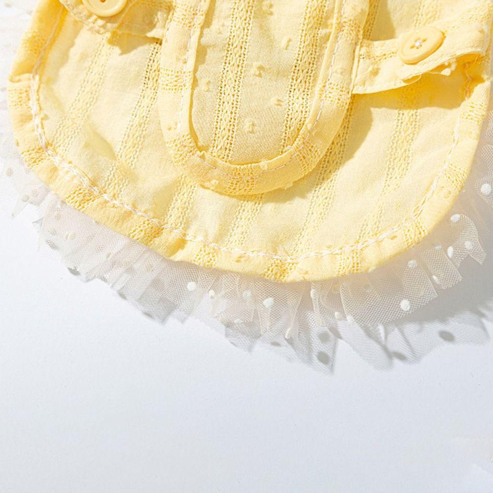 Thin Pet Lace Dress Comfortable Dog Cooling Vest Cat Princess Skirt for Spring Summer
