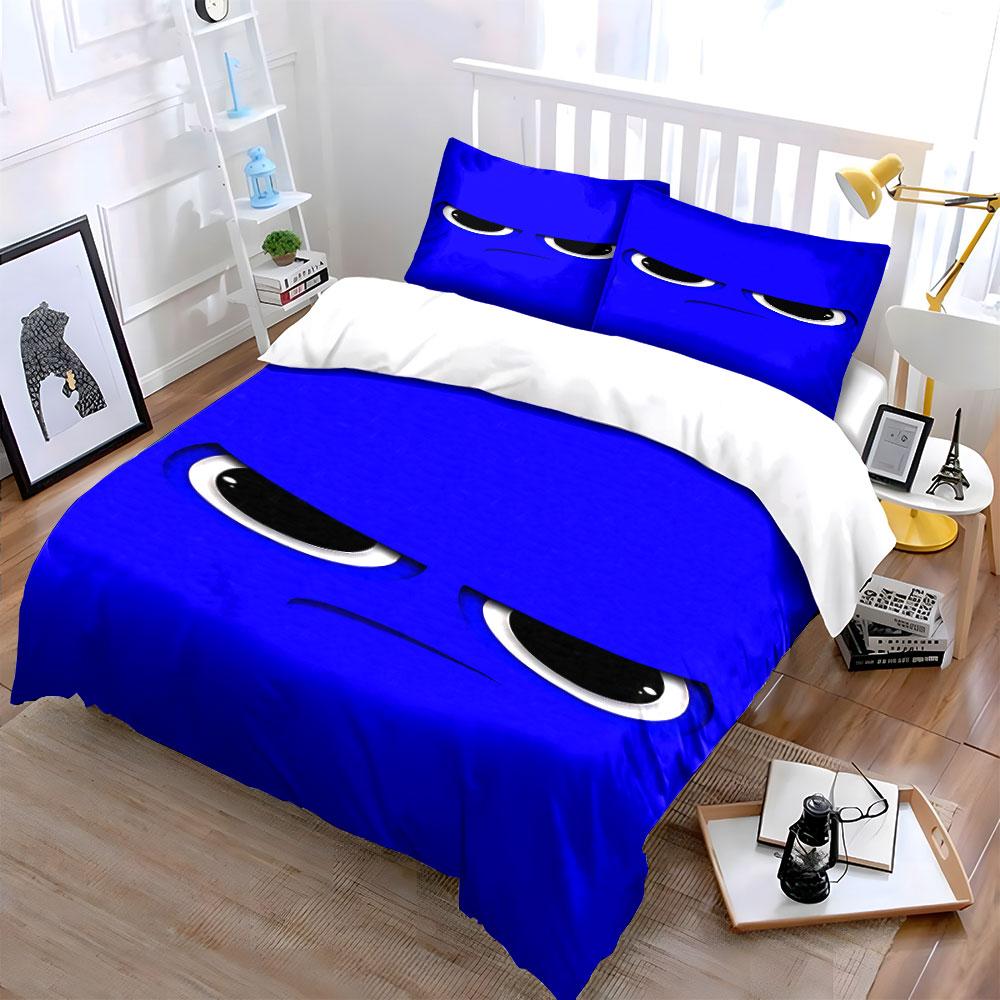 Angry Cartoon Eyes Motif. Bedding Sets Duvet Cover Sets Duvet Covers Pillowcases(1 * Duvet Cover 2 * Pillowcases Without Duvet Insert)