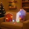 LED Pine Cone & Lotus String Lights - Battery-Powered Decorative Lights for Halloween and Atmosphere Enhancement