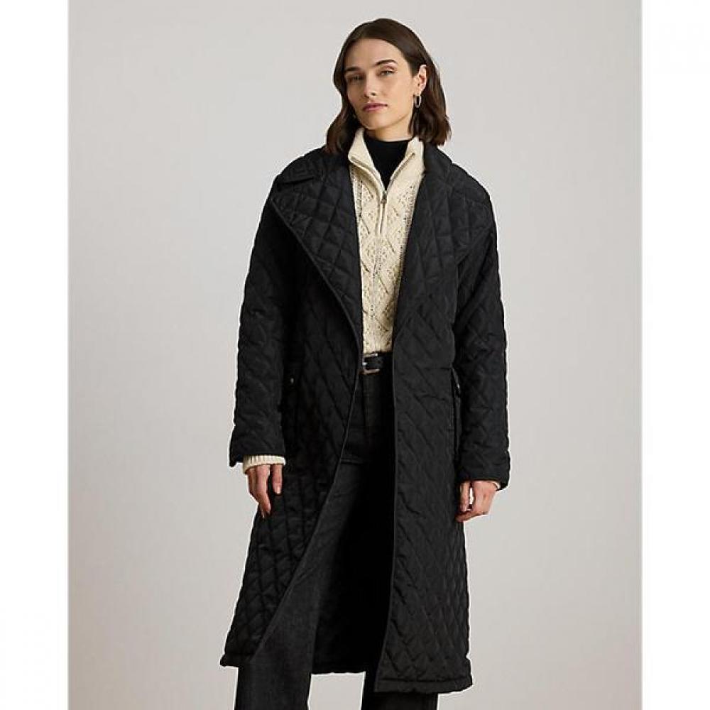 

Lauren Belt Diamond Quilt Wrap Coat Wmlrotws2820640001 4