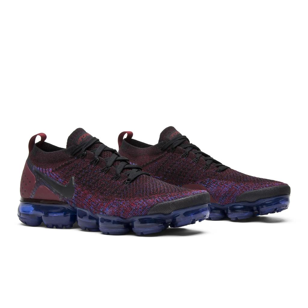 Nike Air VaporMax Flyknit 2 'Team Red' (Unisex) Black / Total Crimson / Hot Punch / Laser Orange Running Shoes 942842 006