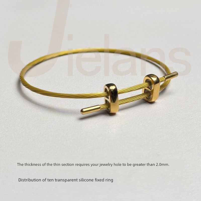 

Замените ремешок для переноски Zhou Jia Золотой многопрядный плетеный Новый ремешок для переноски Год Змеи Год Судьбы Три-в-одном Змея Бык Петух Счастливые бусины Fine Section 12-15 (kids length)