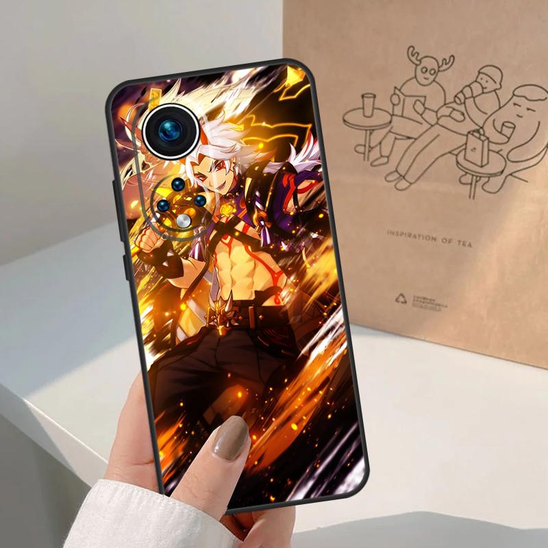 Arataki Itto Genshin Impact Case For Honor Magic 8 Pro 5 6 7 Lite Honor 200 400 Pro X9c X9b X9a X8a X8b 50 70 90 Cover
