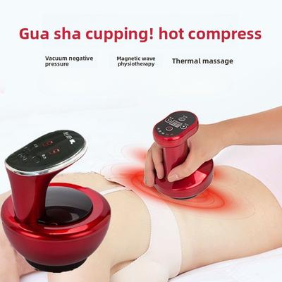 Inteligentný elektrický masážny prístroj Gua Sha s vyhrievaním a vákuovou terapiou - 5-v-1 prístroj na bankovanie pre stimuláciu meridiánov a úľavu od bolesti