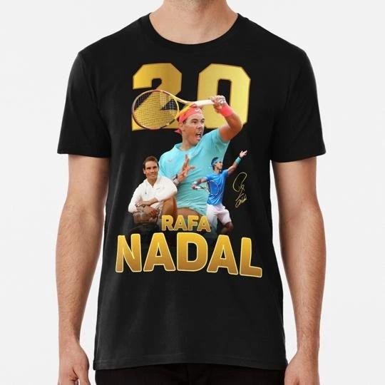 Rafa Nadal 20 Grand Slam Champion S to 5XL Made in the USA T shirt S
