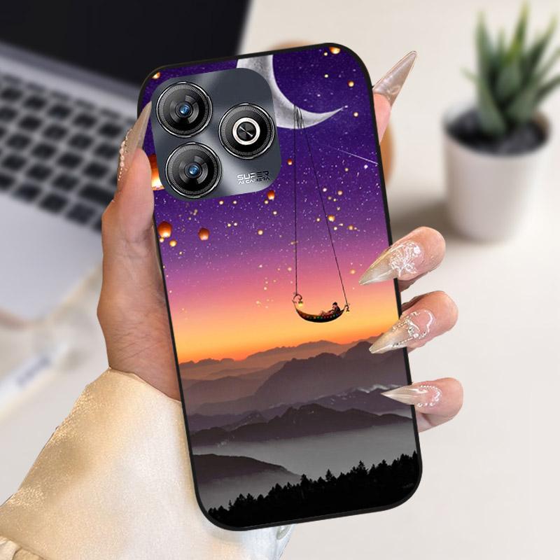 For ZTE Blade A75 4G Case Fashion Cool Animals Printed Silicone Soft TPU Phone Cover For ZTE Blade V60 Smart 4G Fundas V60Smart