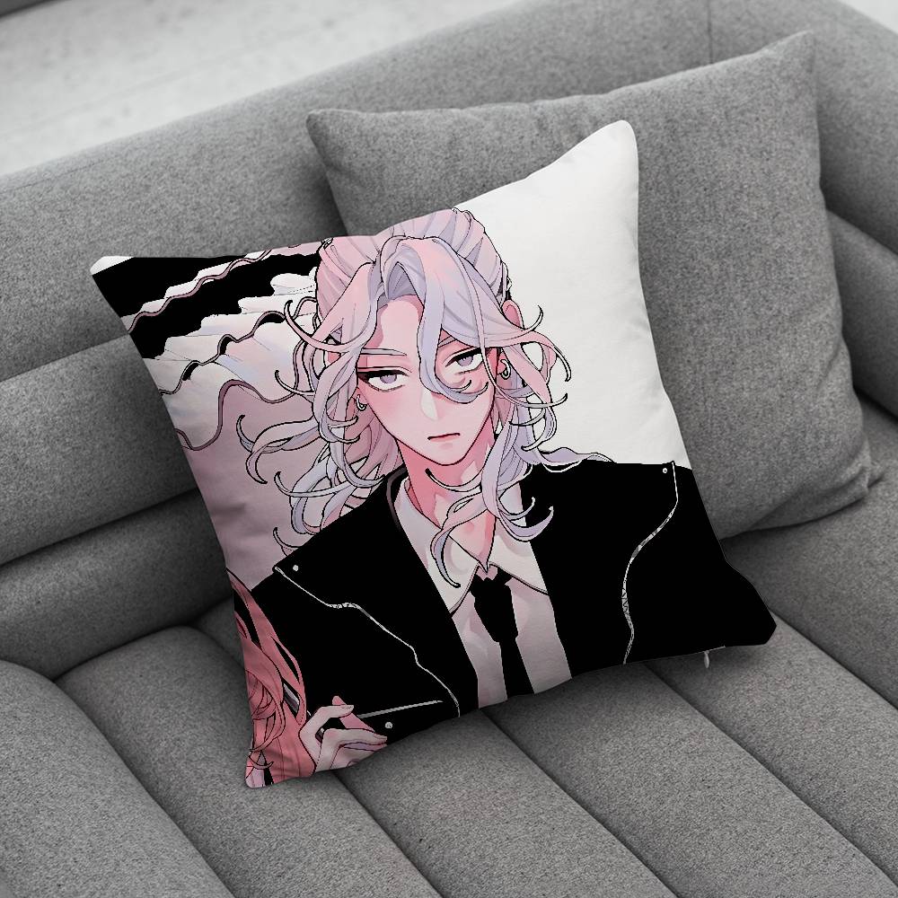 FFall in Love False OOtagi katsura Pillow Case For Home Bedroom Car Office Decoration Living Room Sofa Cushion Cover Suitable