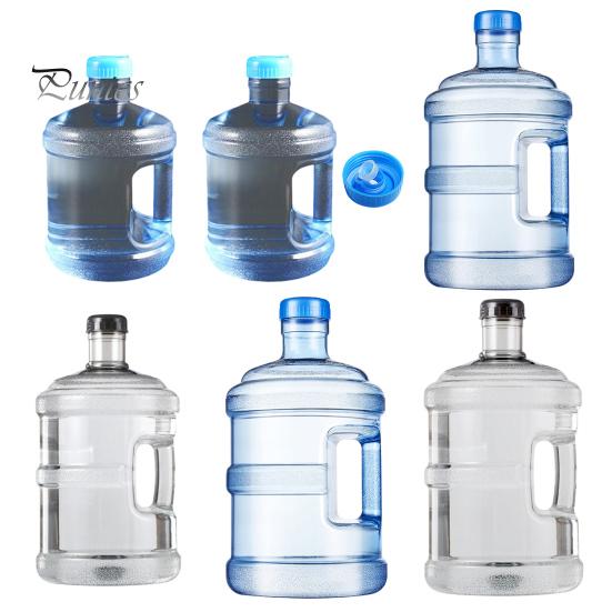 Caraffa per Acqua di Grande Capacità con Manico e Tappo, Erogatori Riutilizzabili, Secchio di Ricambio in Plastica per Alimenti, Bottiglia Trasparente per Casa Ufficio