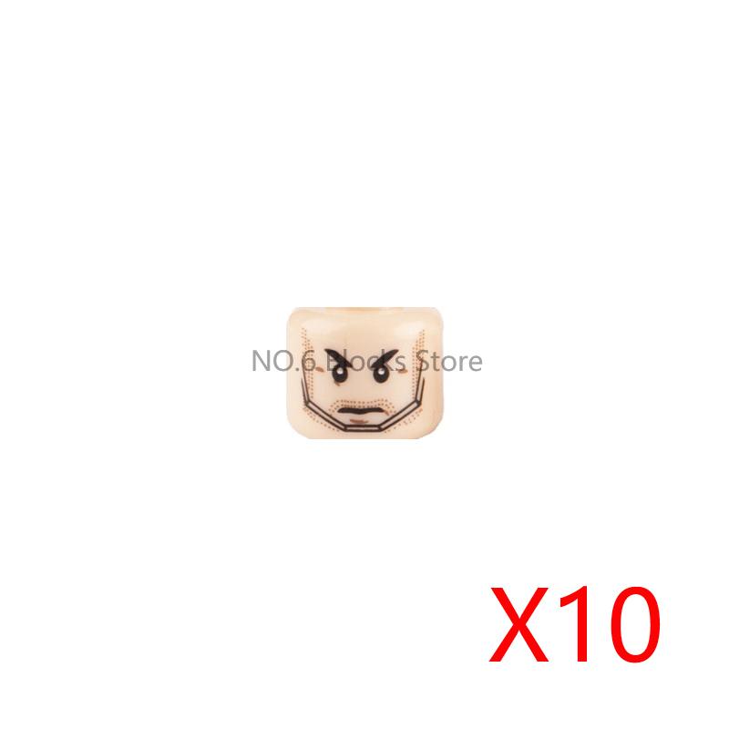 City Building Blocks Body Character Clothing Head Face DIY Parts Hair Expression Accessories Figure Headwear Helmet Bricks Toys
