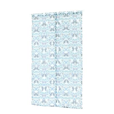 Tomo Corporation Noren Cat Room Curtain, Nyabesk, Purple, Design, Long, Sheer, Divider, 85x150cm, 12225-870-348