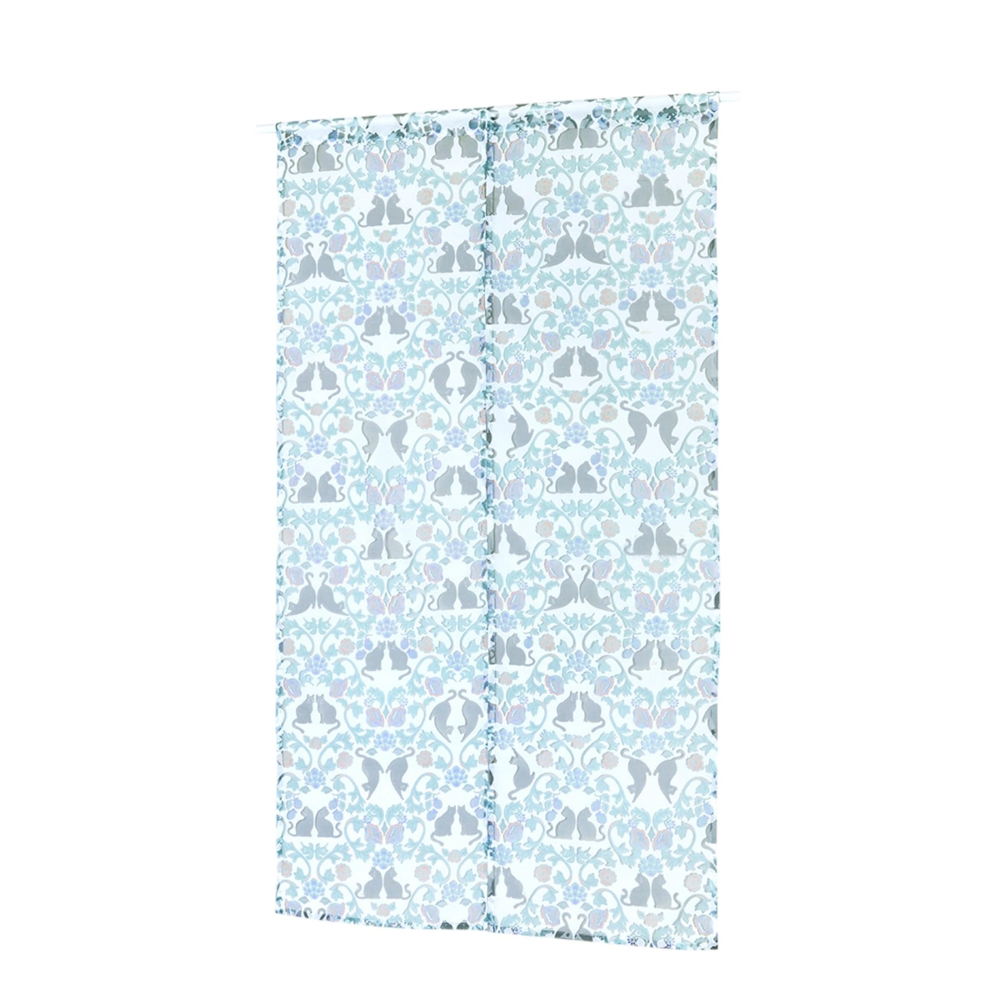 

Tomo Corporation Noren Cat Room Curtain, Nyabesk, Purple, Design, Long, Sheer, Divider, 85x150cm, 12225-870-348 фиолетовый