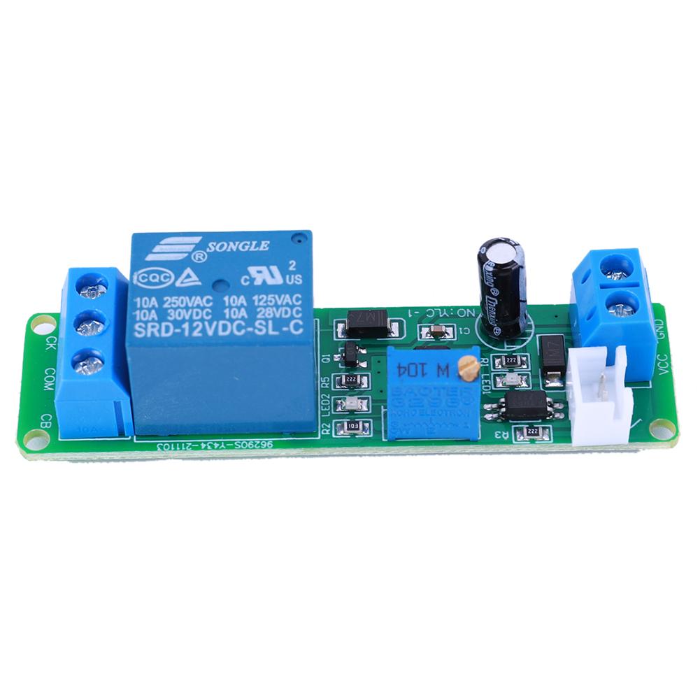 

DC 12V Timing Relay Time Switch with Indicator Light Time Adjustable Relay Turn OFF Relay Module for Automation Equipment ITALY