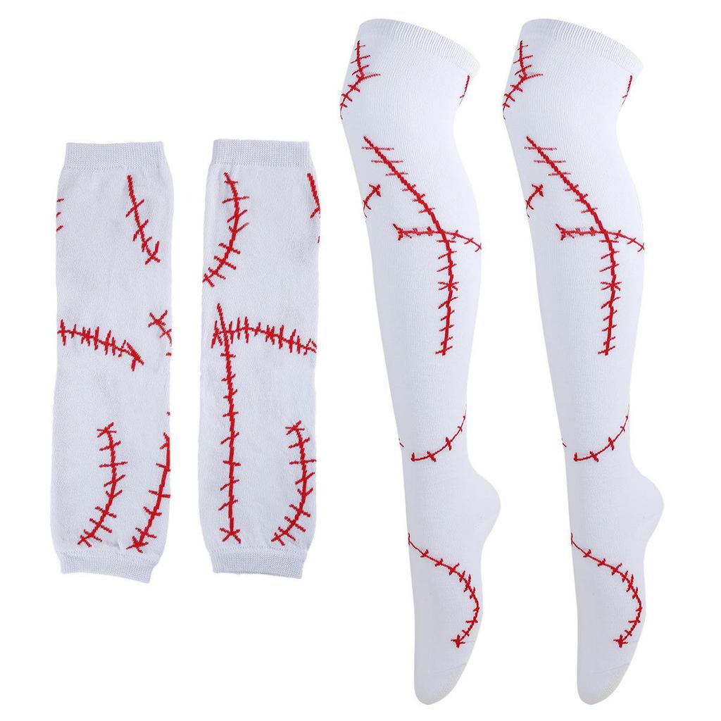 Sally Costume Accessories Set: Gloves & Socks for Halloween Role Play from The Nightmare Before Christmas