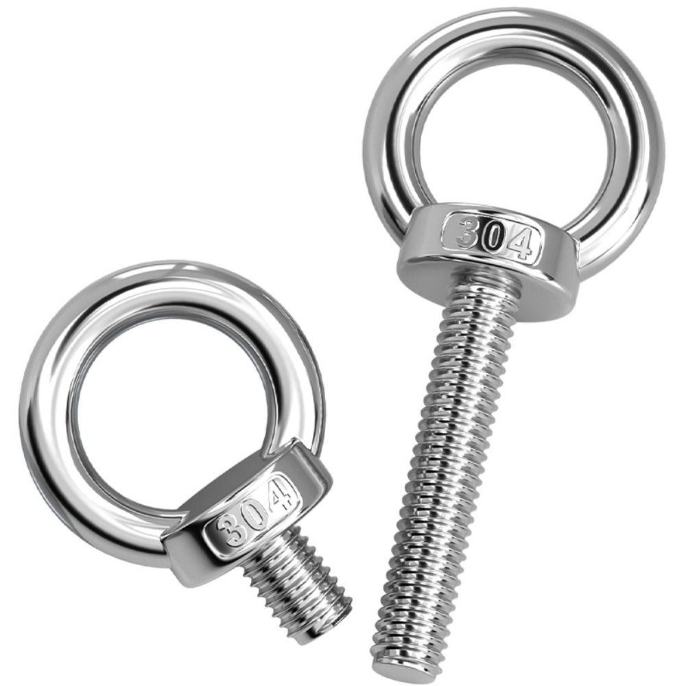 Heavy-Duty O-Ring Extended Bolts 304 Stainless Steel Lifting Bolts Eyelets Lifting, Marine, Etc.