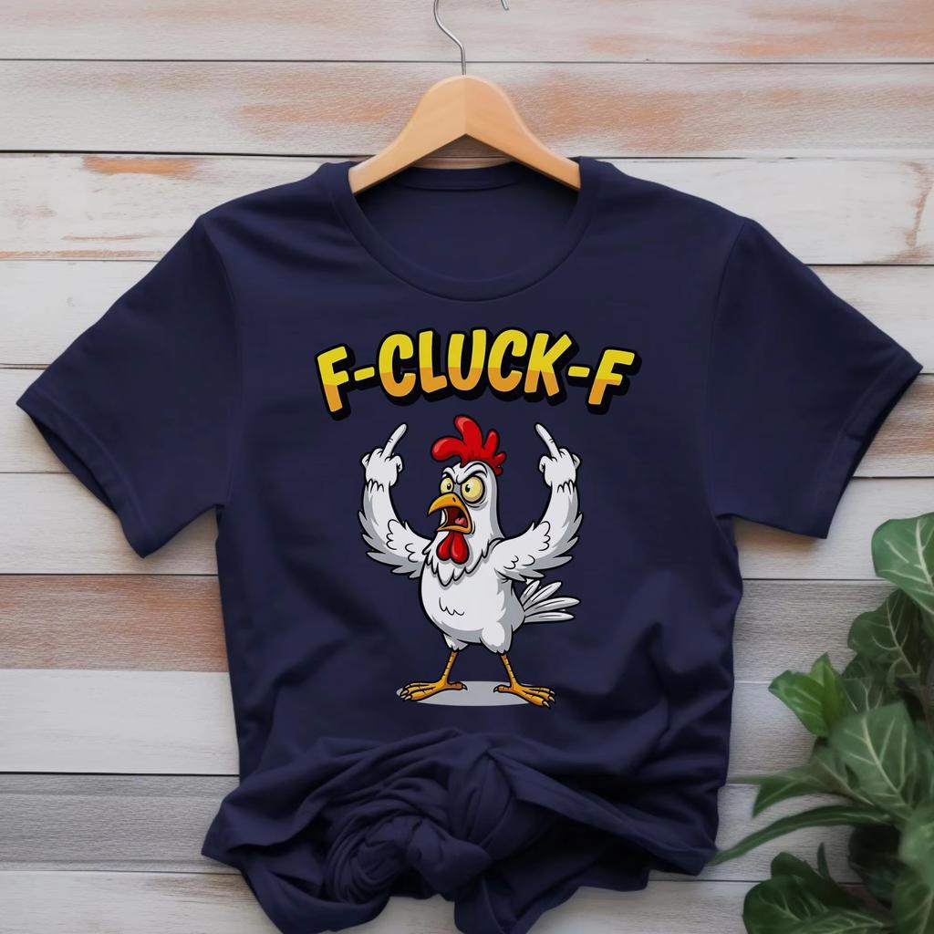 Man Clothing 100Cotton Normcore Tshirt F Caw F Chicken Print Y2K Retro Hipster Streetwear Fashion Women Oversized Casual Shirt