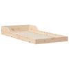 Natural Wooden Bed Frame 80 X 200 Cm Solid Pine Wood