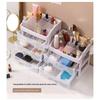 Desktop Drawer Style Cosmetics Storage Box, Jewelry Dressing Table Shelf, Transparent Sorting Plastic Display Storage Box